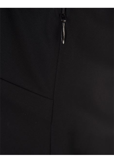 Top Asimmetrico In Twill Stretch Nero ALEXANDER MCQUEEN | 810287-QFAAZ1000